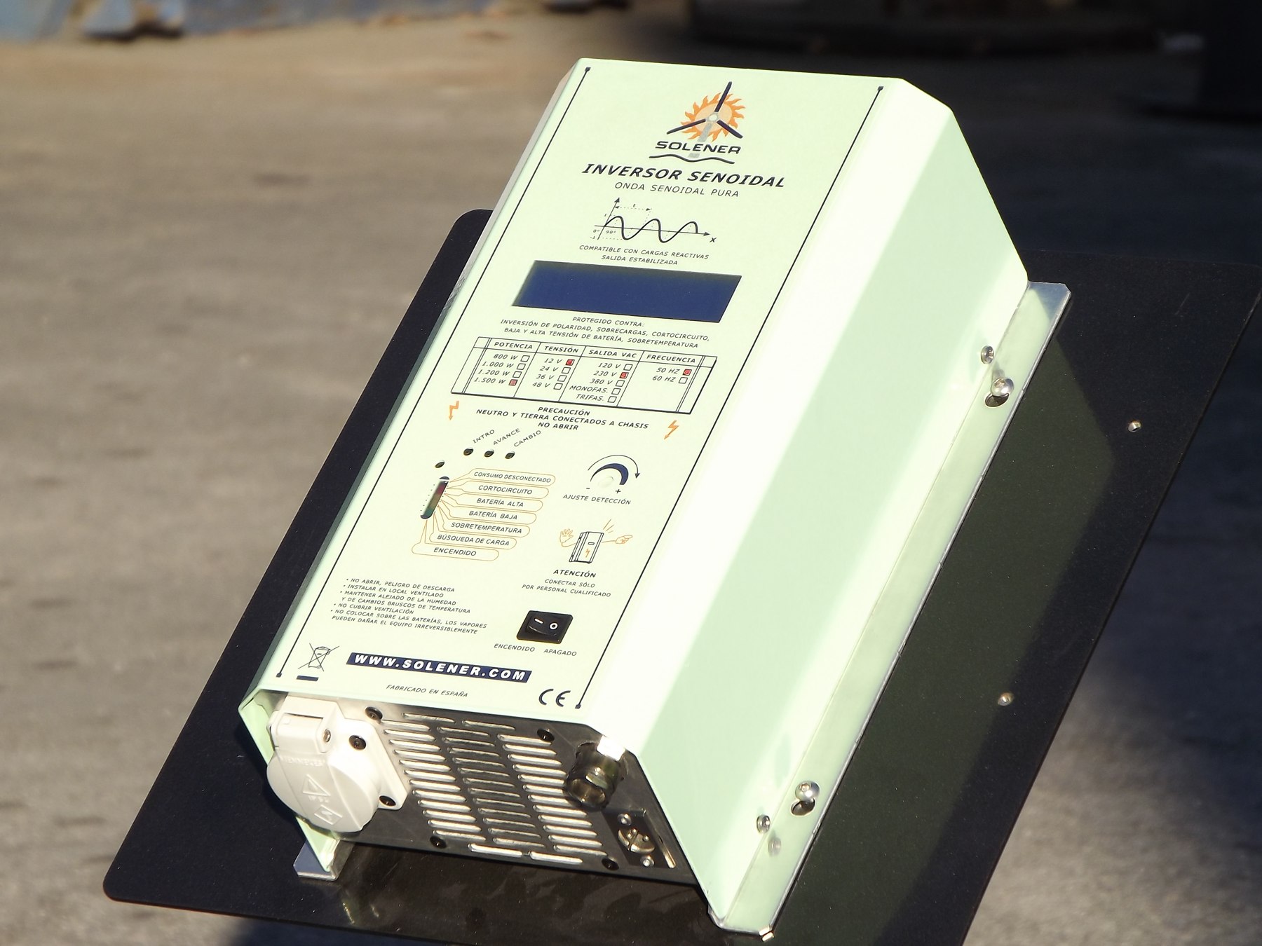 Conversión eléctrica en un equipo real