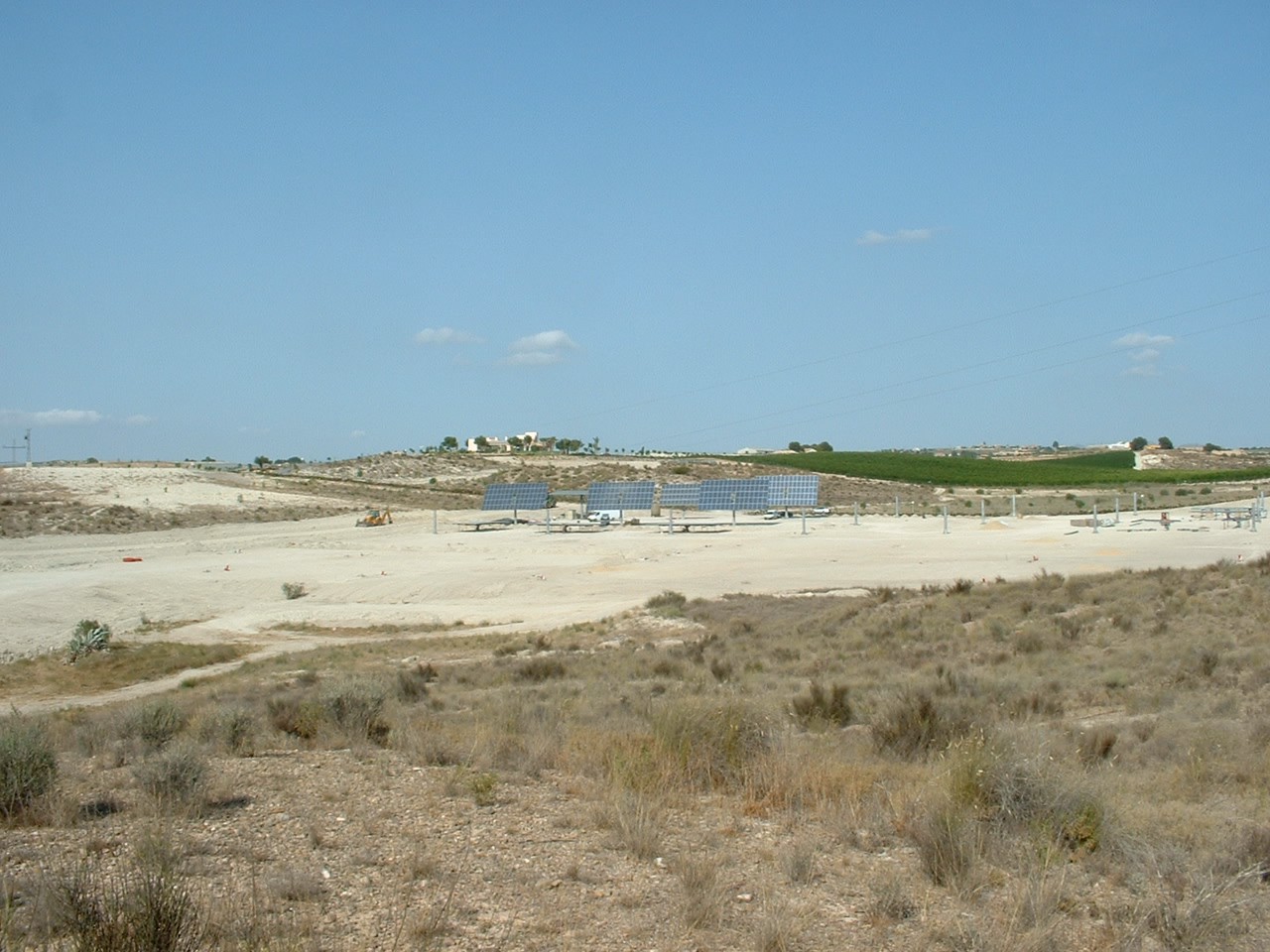 Parque solar y emplazamiento