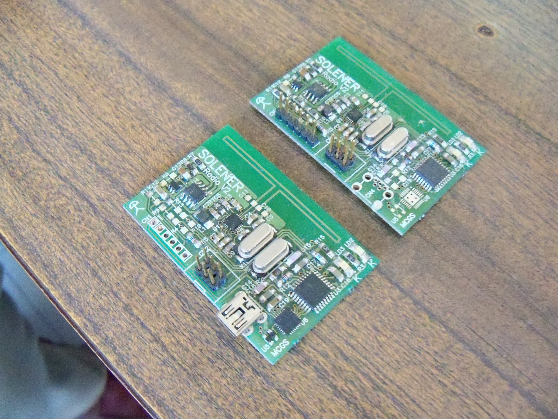 Placas electrónicas antes del montaje